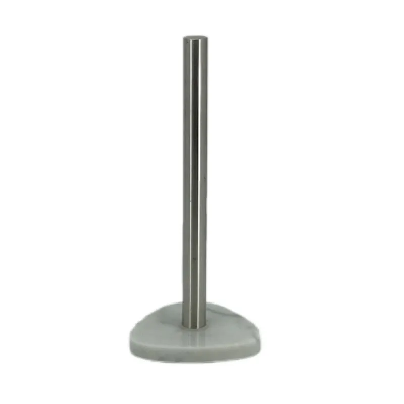 white marble kitchen roll holder