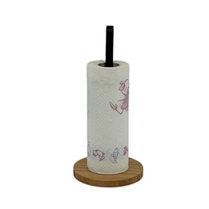 bamboo free standing roll holder