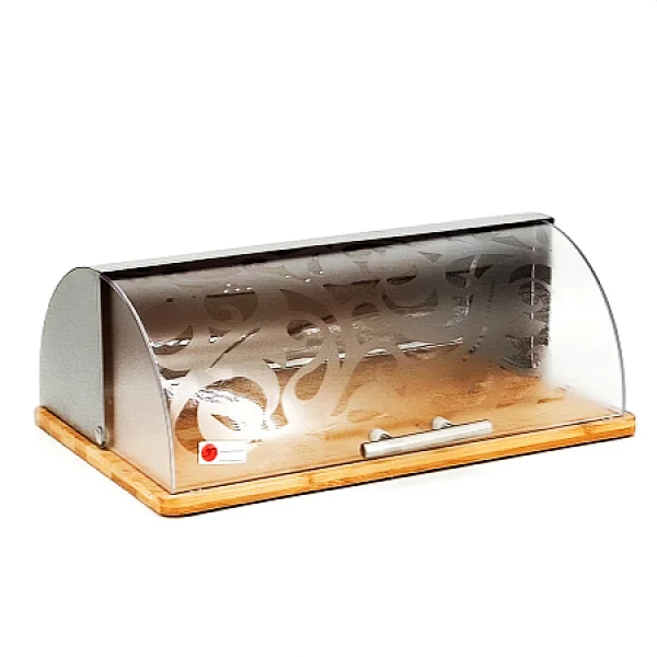 cherry wood bread box
