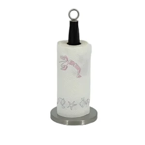 Kitchen Roll Holder, Paper Towel Holder, Paper Stand 2022, Carbon Steel, Circular, White Black Grey, Any Color