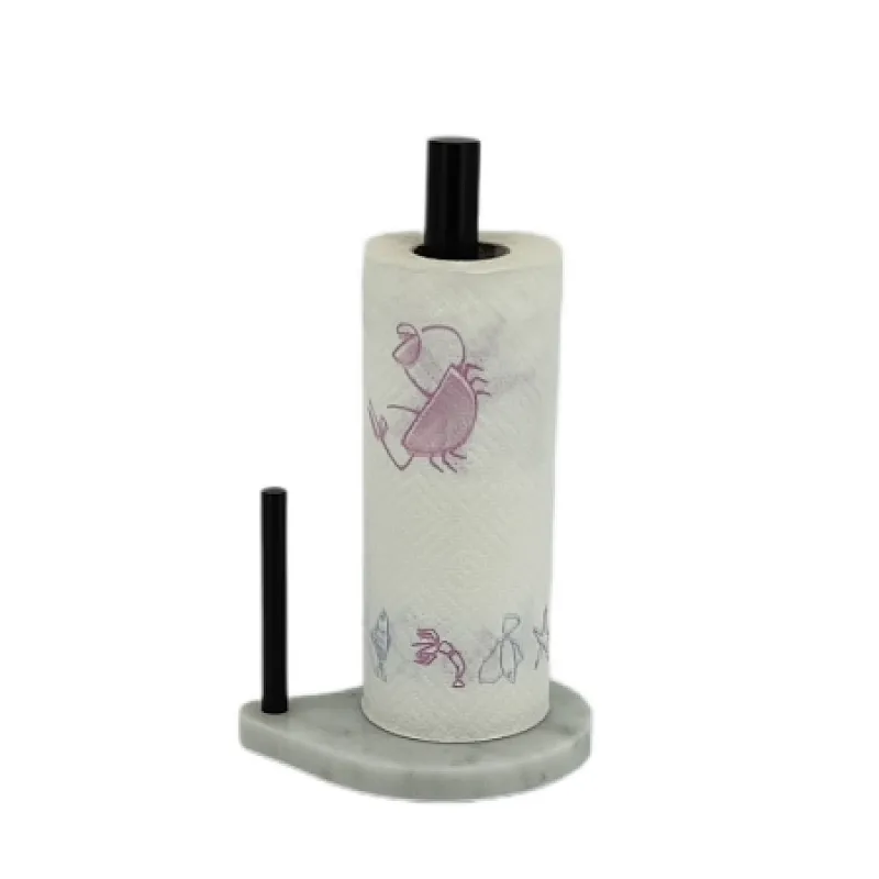 tower marble kitchen roll holder