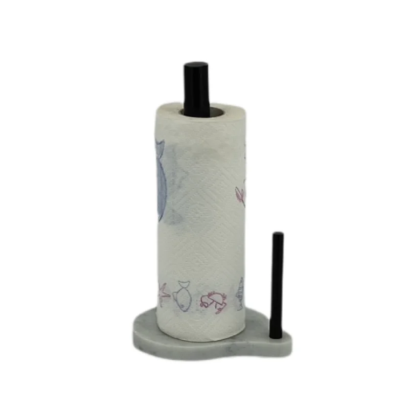 tower marble kitchen roll holder