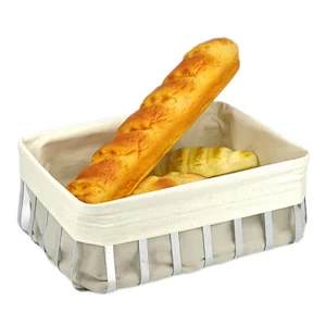 stainless steel bread basket