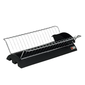 Dish Drainer Rack, Small Capacity Dish Drying Rack with Tray and Dish Drainer for Kitchen, Any Color Tray and Tool holder, Modern Design, 1 Layer, Simple Style