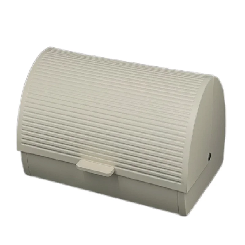 cream retro bread bin with decor lid