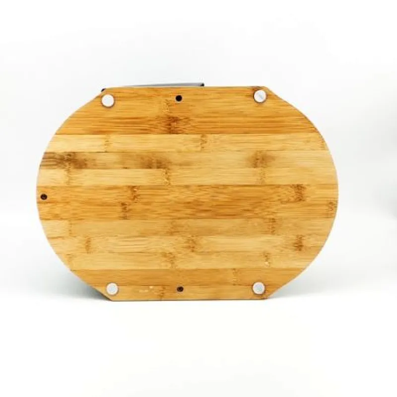 black wooden bread bin