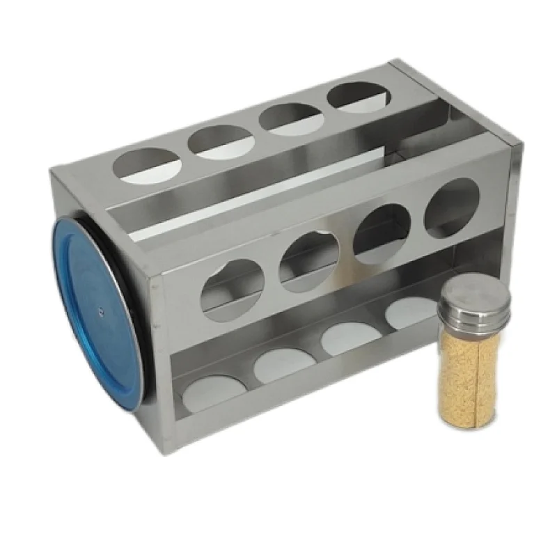 stainless steel spice jar set