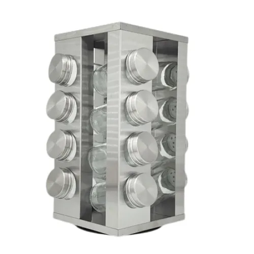 stainless steel spice jar set