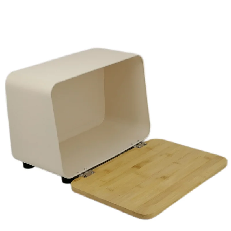 Nordic bread bin with cutting board