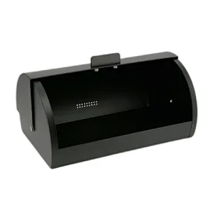 Bread bin Black, Diamond Decor, All Matt