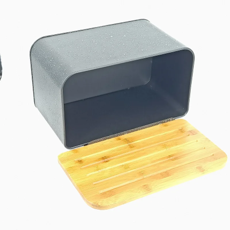 bread bin with cutting board lid