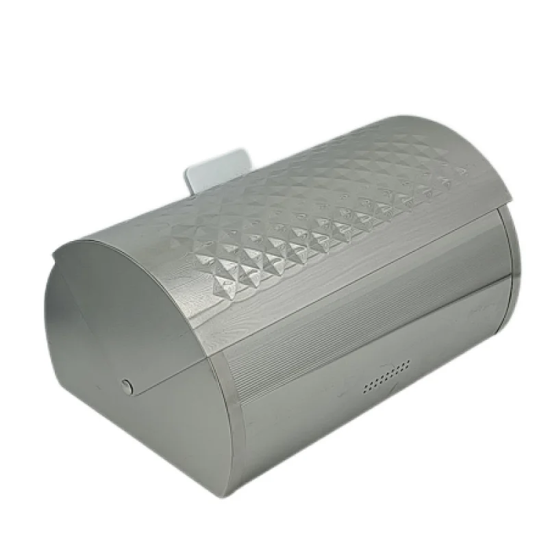 stainless steel roll top bread bin