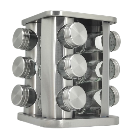 12 spice jar and rack set