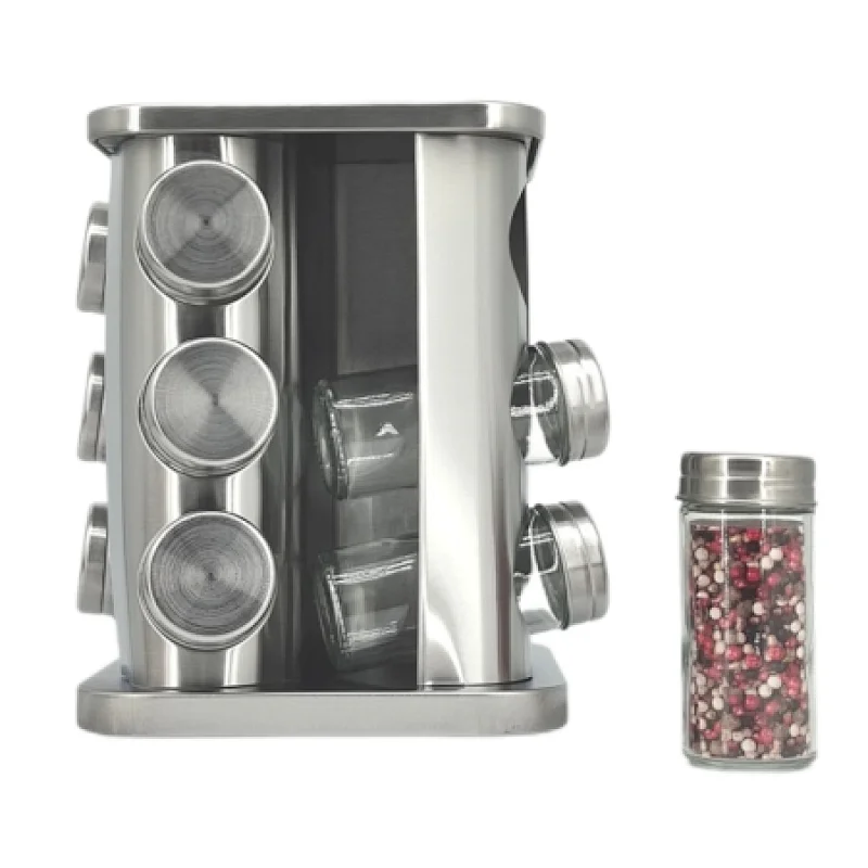 12 spice jar and rack set