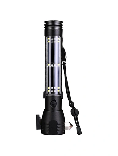 multi-functional flashlight with compass