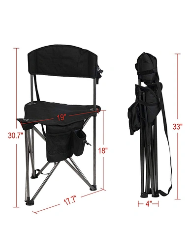  Lightweight portable tripod folding chair