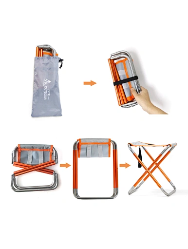 Large Size Folding Stool with Carry Bag