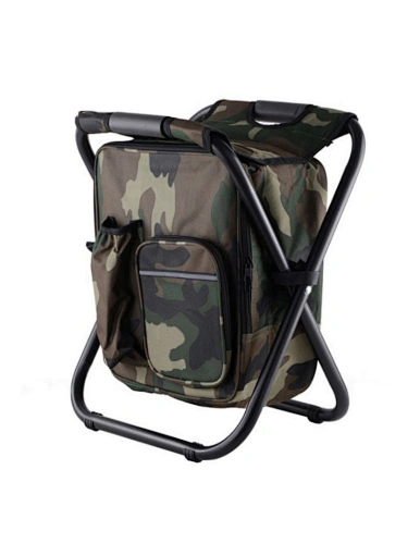 Folding Stool Insulated Cooler Bag 