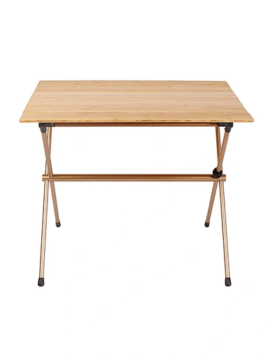  X shape leg Bamboo top foldable camping table