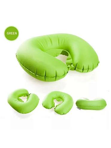 U-shaped inflatable pillow