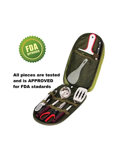 camp kitchen utensil set