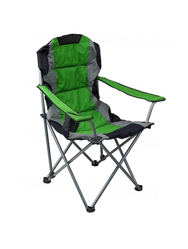  Padded Folding Quad Arm Chairs with Lumbar Back Support