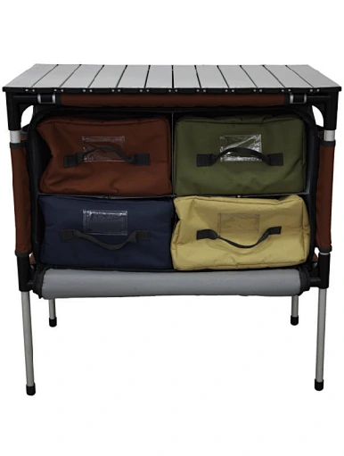 table with 4 storage