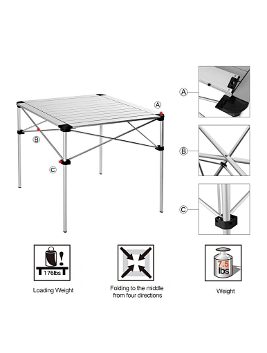  Portable and Compact Outdoor Picnic Table