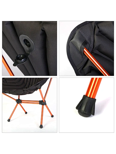 Low back folding inflatable chair