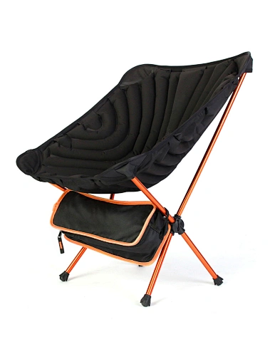Low back folding inflatable chair