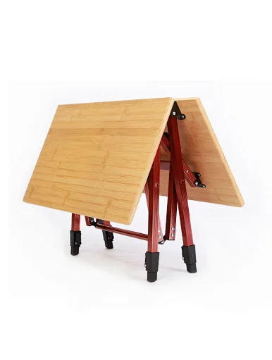 Bamboo material top outdoor picnic table