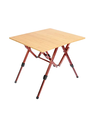 Bamboo Top Fold Up Camp Table