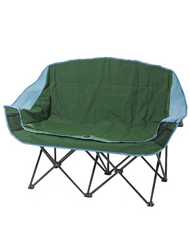Portable Folding Double Camping Chair Loveseat