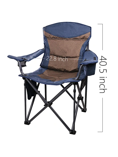 Heavy Duty Lawn Chair with Cooler Bag