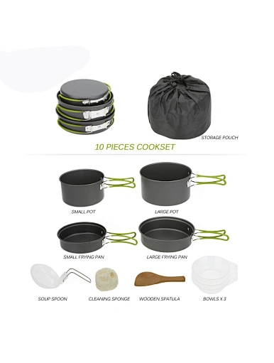 camping cookware pots