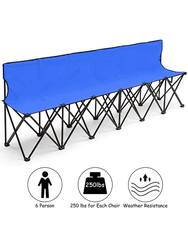 6-Person Seater Folding Chair