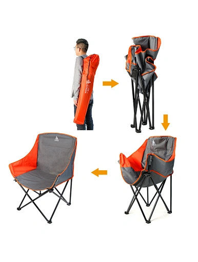   heavyweight portable folding camping chair