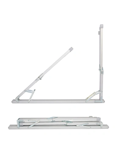 Bamboo Top Aluminum Frame Roll Up Camp Table