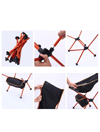  Camping Chair with Headrest