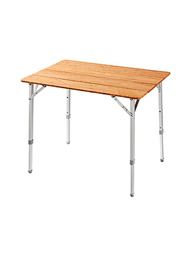  Lightweight Camp Table with Adjustable Height Aluminum Legs