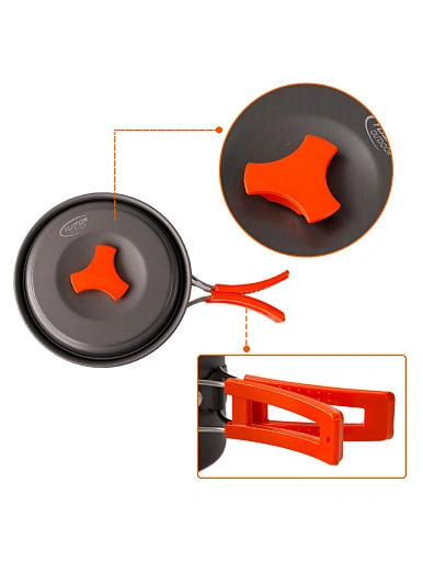 aluminum camping cookware set