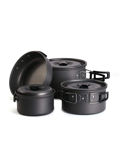 non stick camping cookware set