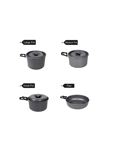 camping cookware set multifunctional picnic cooking set