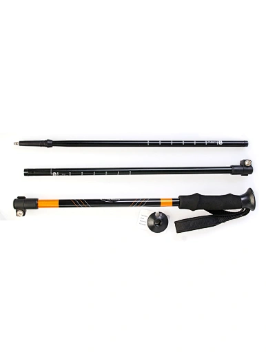Trail Mounting  Hiking pole，3-section Cork Handle Nordic Walking Pole