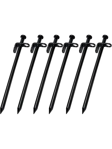 8-Inch- Forged Steel Tent Pegs