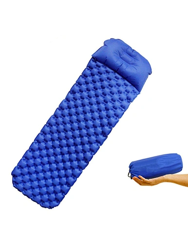 portable inflatable sleeping mattress with pillow