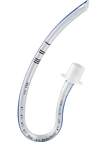 Preformed Oral Endotracheal Tube Without Cuff Disposable Medical Grade PVC