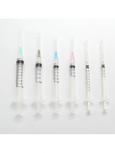 injection with needle