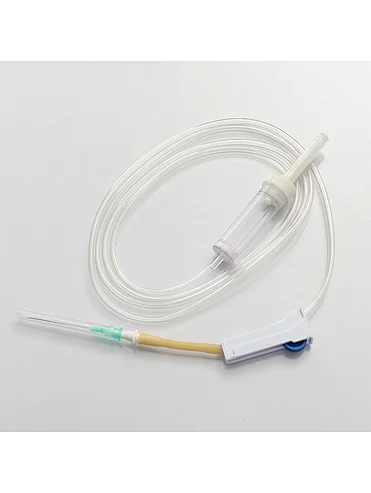 Disposable Infusion Set With Needle Burette Iv Infusion Set Medical Sterile EO For Adult Use
