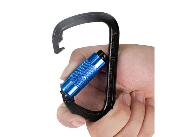 steel carabiner，Offset carabiner，30KN Carabiner